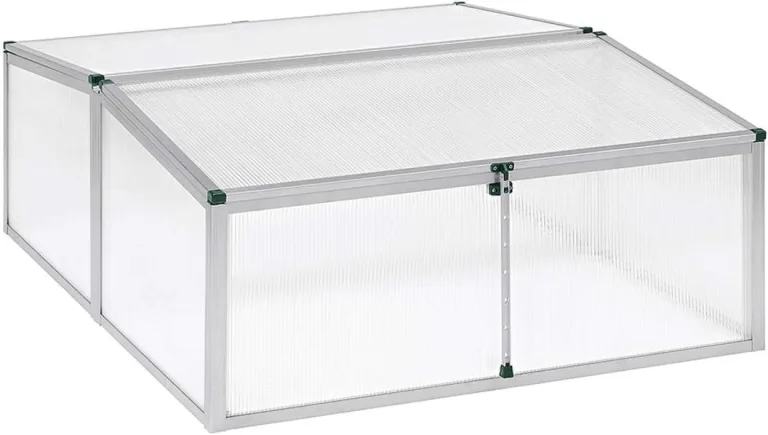 Beckmann FS2 Frühbeet Typ Allgäu Modell 2 – Extrem Stabil: Hagelfeste 6mm Platten – Made in Germany – UV-Schutz—Premium Aluminium Mini-Gewächshaus – 100x120cm – Bild 3