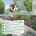 Beckmann FS1 Frühbeet Typ Allgäu Modell 1 – Extrem Stabil: Hagelfeste 6mm Platten – Made in Germany – UV-Schutz—Premium Aluminium Mini-Gewächshaus – 100x90cm - Thumbnail 4