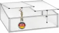 Beckmann FS1 Frühbeet Typ Allgäu Modell 1 – Extrem Stabil: Hagelfeste 6mm Platten – Made in Germany – UV-Schutz—Premium Aluminium Mini-Gewächshaus – 100x90cm - Thumbnail 1