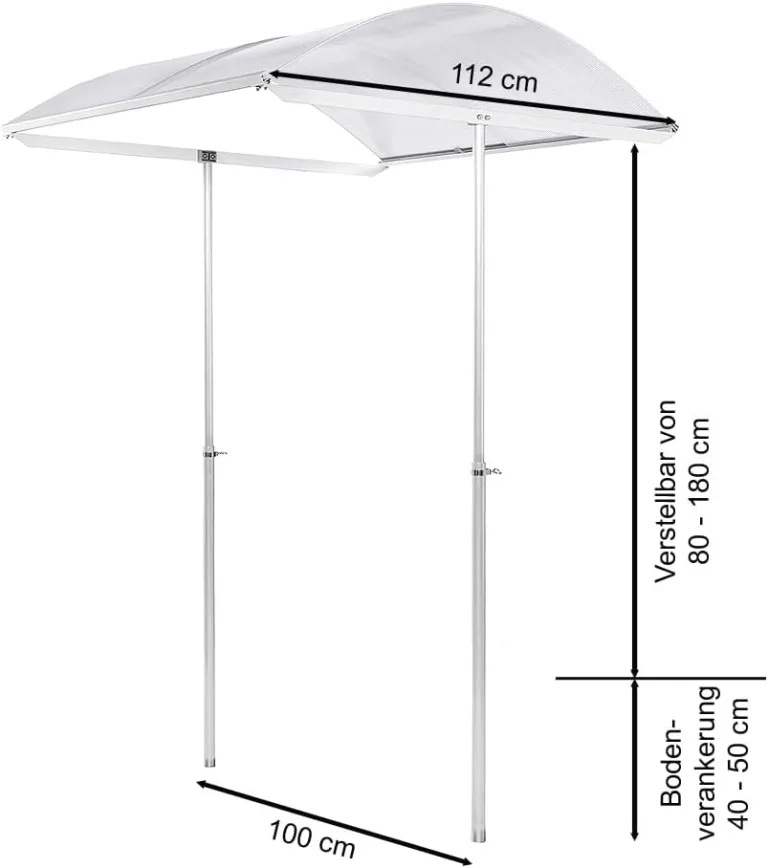 Beckmann Schutzdach für Pflanzen • PSN4 • 4,48m² – Bild 9