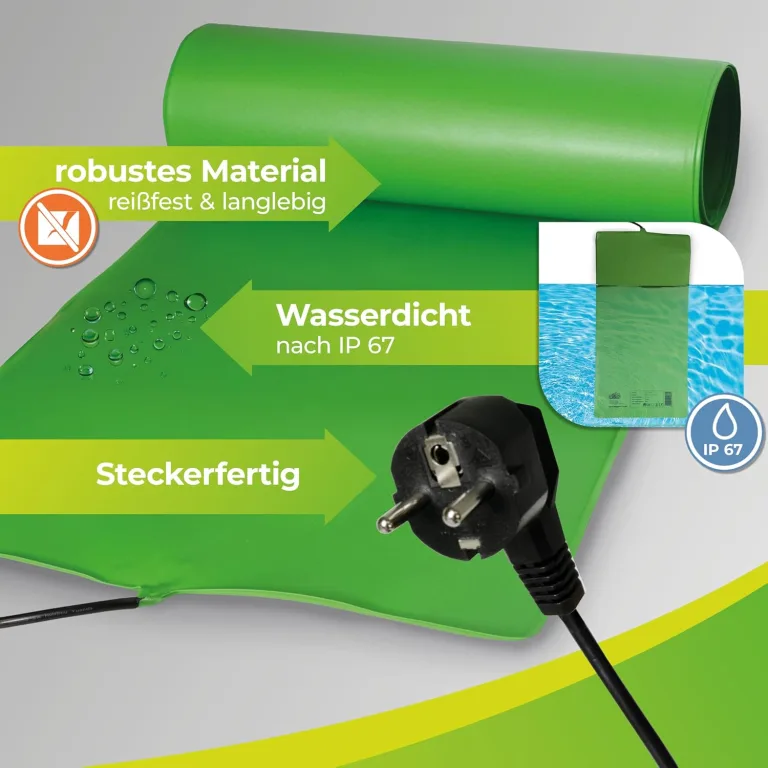 Bio Green Wärmeplatte elektrisch 10 Watt, 25 x 35 cm – Bild 4