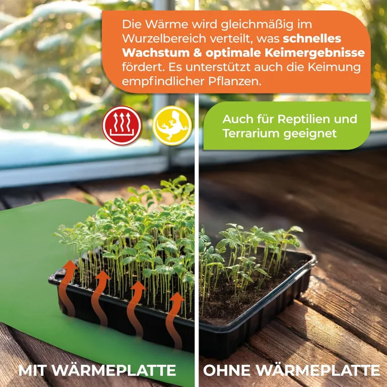 Bio Green Wärmeplatte elektrisch 10 Watt, 25 x 35 cm – Bild 5