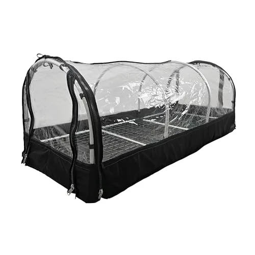 Bio Green XXL Zimmergewächshaus Jumbo | Robustes Aluminium-Rahmengestell | Anzuchtkasten L 130 x B 60 x H 50 cm – Bild 7