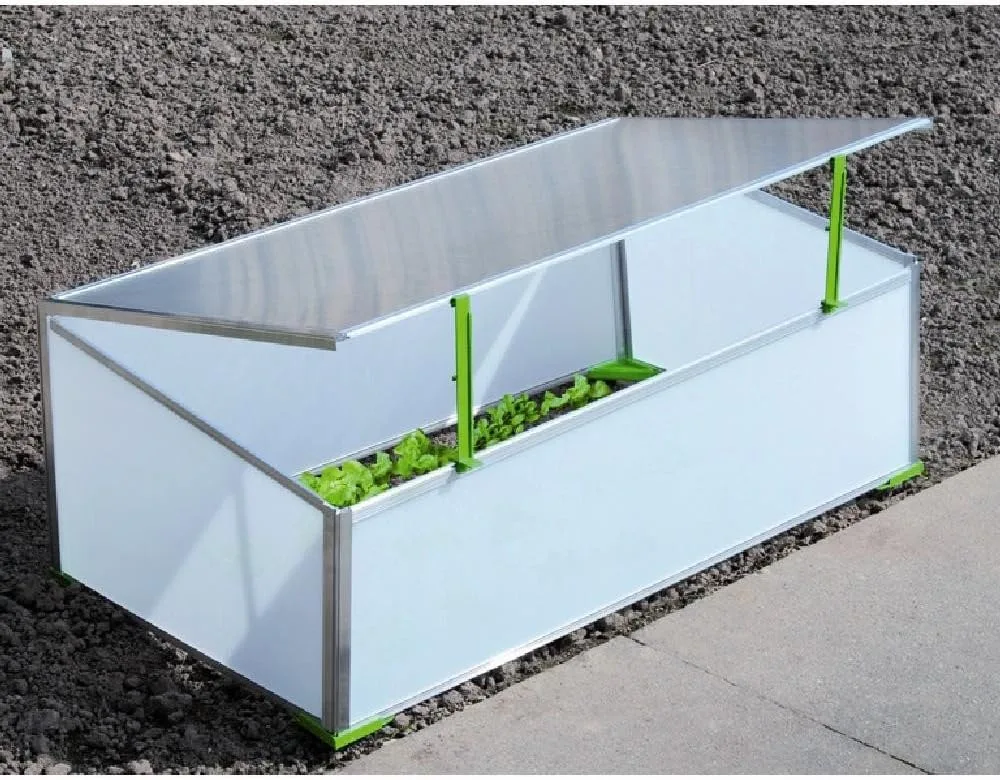 Gartentec Aufzucht Frühbeet Einfach 0,57 qm, 4 mm starke Hohlkammerplatten, Made in Germany - Bild 1