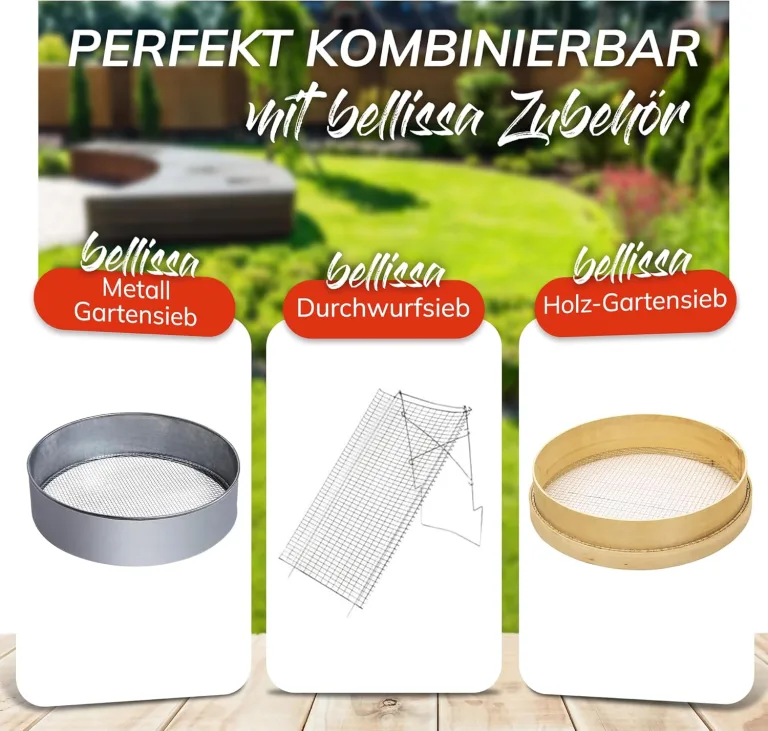 bellissa – Gabionen Kräuterspirale verzinkt 200x150x80cm - Kräuterschnecke Bausatz - Hochbeet Pflanzring für Kräuter & Gemüse mit Trennfolie - Witterungsbeständig & langlebig - Für Garten & Terrasse – Bild 7