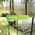 BioGreen Regal für Gewächshaus „Bruno“ 40 × 120 cm – klappbar, galvanisierter Stahl, mehr Platz im Gewächshaus, einfache Montage mit Alukonsolen - Thumbnail 2