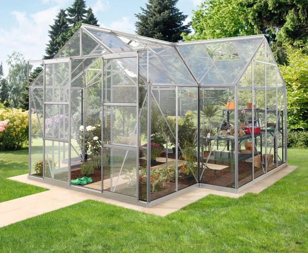 Vitavia Sirius ESG 3mm, alu Gewächshaus Pergart Treibhaus Anbau Pflanzen EPH - Bild 1
