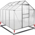Deuba® Fundament verzinkt 250x190cm Stahlfundament Gewächshaus Treibhaus Rahmen inkl. Montagematerial - Thumbnail 2