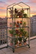 Biotop B2092 Gewächshaus 4 Etagen, 68 x 49 x 156 cm, transparent - Thumbnail 6