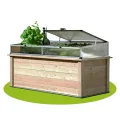 4betterdays.com Hochbeet aus Massivholz regionaler Gebirgslärche - inkl. Noppenfolie und Wühlmausgitter - Made in Austria - Hochbeet Holz ohne Frühbeetaufsatz 125x92x80cm - Thumbnail 6