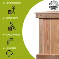 4betterdays.com Hochbeet aus Massivholz regionaler Gebirgslärche - inkl. Noppenfolie und Wühlmausgitter - Made in Austria - Hochbeet Holz ohne Frühbeetaufsatz 206x92x80cm - Thumbnail 2