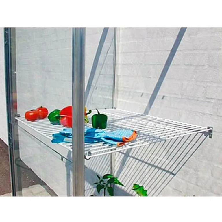 Vitavia Gewächshäuser Drahtregalset für Gewächshaus Ida 900 und 1300, Metall, 2 Regale, B 63 x H 61 cm, für Pflanzen und Gartenutensilien – Bild 3