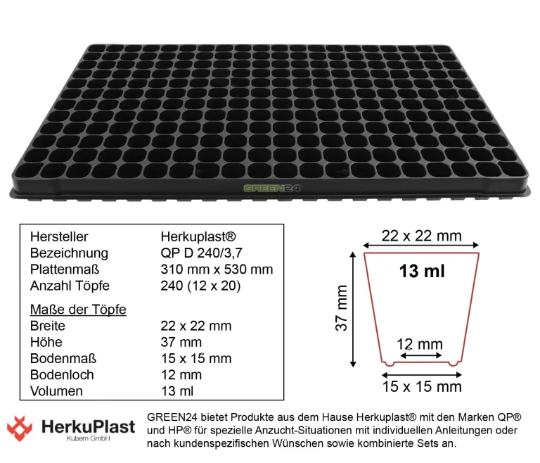 GREEN24 Hydroponik 240 XL Profi Anzuchthaus Zimmer-Gewächshaus mit automatischer Bewässerung Zimmer Gewächshaus - Treibhaus – Bild 3