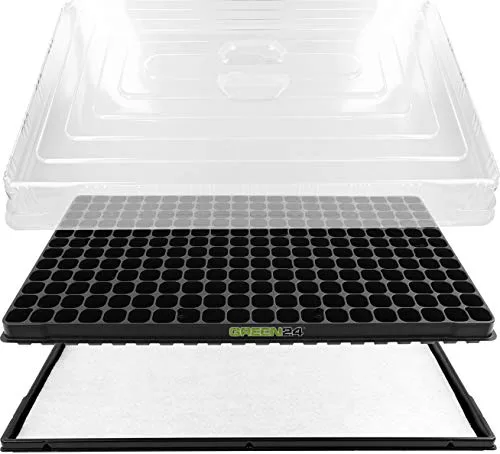 GREEN24 Hydroponik 240 XL Profi Anzuchthaus Zimmer-Gewächshaus mit automatischer Bewässerung Zimmer Gewächshaus - Treibhaus – Bild 7