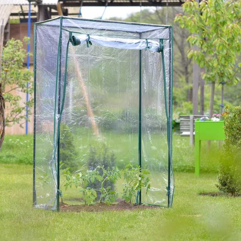 Relaxdays Foliengewächshaus Tomatenhaus mit Stecksystem 0,5m² – Bild 3