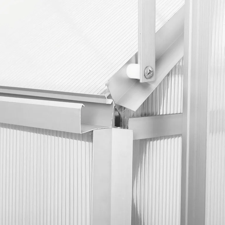 Zelsius Gewächshaus 4,75m² • HKP 6mm • silber – Bild 6