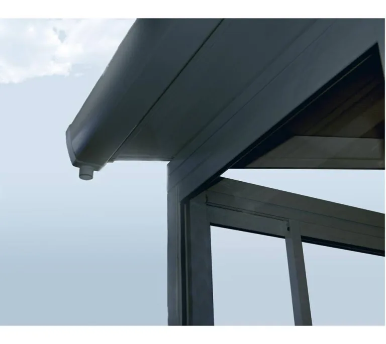 Palram Veranda San Remo Wintergarten, Grau, 295x425x310 cm – Bild 7