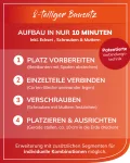 bellissa - Hochbeet Metall PANNELLO – großer modularer Cortenstahl Pflanzkübel (116 x 44 x 80 cm) – wetterfest & erweiterbar mit natürlicher Rostpatina – für Kräuter und Gemüse in Garten & Terrasse - Thumbnail 5