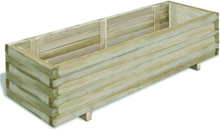 vidaXL Holz Garten Hochbeet Pflanzkasten Blumenkasten Blumenkübel Gemüsebeet – Bild 8