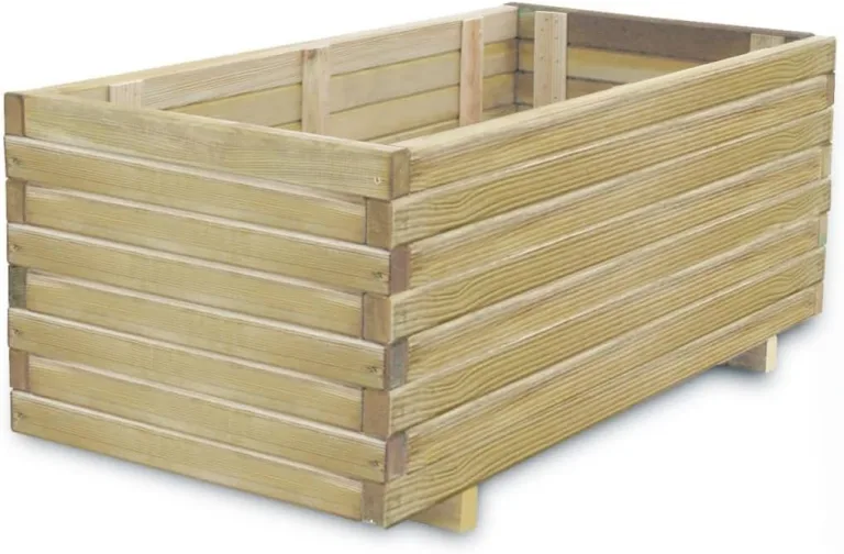 vidaXL Holz Garten Hochbeet Pflanzkasten Blumenkasten Blumenkübel Gemüsebeet – Bild 2