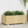 vidaXL Holz Garten Hochbeet Pflanzkasten Blumenkasten Blumenkübel Gemüsebeet - Thumbnail 3