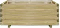vidaXL Holz Garten Hochbeet Pflanzkasten Blumenkasten Blumenkübel Gemüsebeet - Thumbnail 4