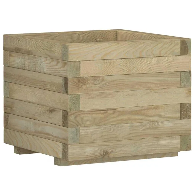 vidaXL Holz Hochbeet Pflanzkasten Blumenkasten Blumenkübel Pflanzkübel Garten – Bild 5