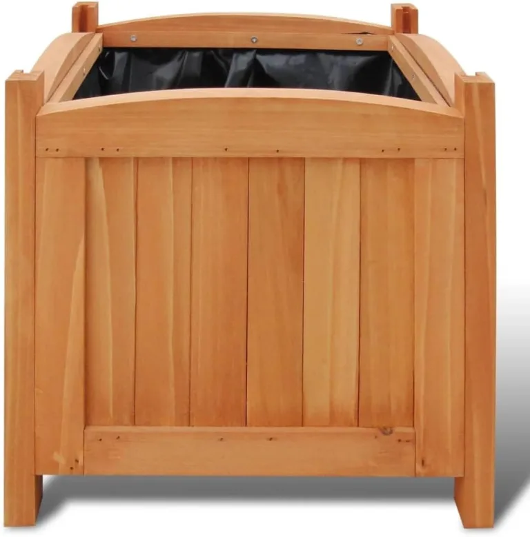 vidaXL 2X Holz Hochbeet Pflanzkübel Blumenkasten Blumenkübel Pflanztrog Garten – Bild 5
