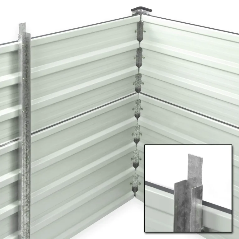 Metall Hochbeet Gartenbeet Pflanzbeet Blumenbeet Garten Beet Rosendaal anthrazit – Bild 3