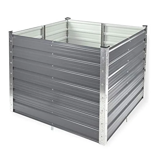 Metall Hochbeet Gartenbeet Pflanzbeet Blumenbeet Garten Beet Rosendaal anthrazit – Bild 10