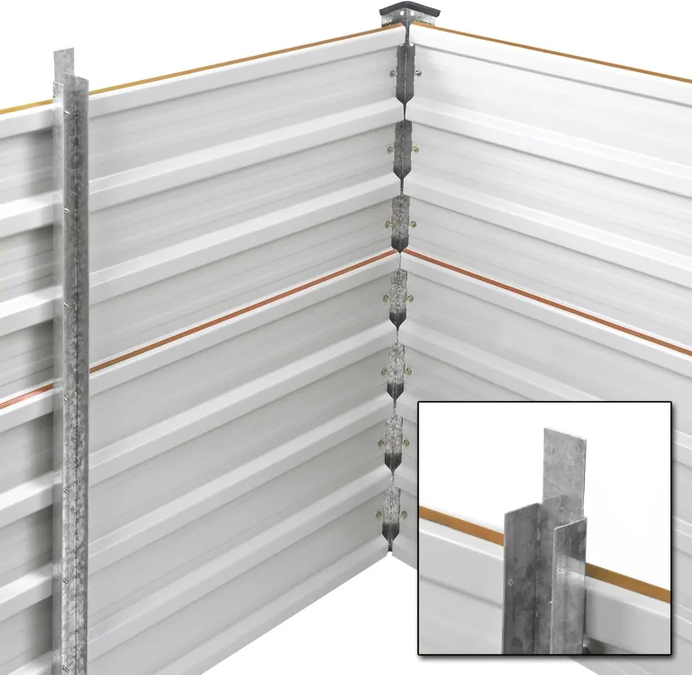 DEMA Metall Hochbeet Rosendaal 99x99x80 cm - Gartenbeet, Gemüsebeet, Pflanzbeet - Langlebig, Verzinkt, Wetterfest - Für Garten, Balkon, Terrasse – Bild 3