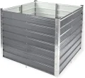 DEMA Metall Hochbeet Rosendaal 99x99x80 cm - Gartenbeet, Gemüsebeet, Pflanzbeet - Langlebig, Verzinkt, Wetterfest - Für Garten, Balkon, Terrasse - Thumbnail 7