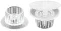 GREEN24 Profi Folienhalter 50 Stück, Halterung - Befestigung für Luftpolsterfolie Isolierfolie Noppenfolie, zum kleben. Klebe-Halter für Glas, Kunststoff und Metall. - Thumbnail 1