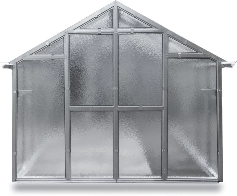 Gewächshaus Junior aus verzinkten Stahlblechprofilen und Echt-Glas, Breite 2,49 m x Länge 4,06 m = 10 m² – Bild 5
