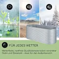 blumfeldt Hochbeet aus Metall, Wetterfestes Stahlblech für Balkon & Garten, Rostfreies Oval, Freistehende Hochbeete 200x80x100 cm, 1257L Pflanzkübel Groß für Blumen, Obst, Gemüse - Thumbnail 2