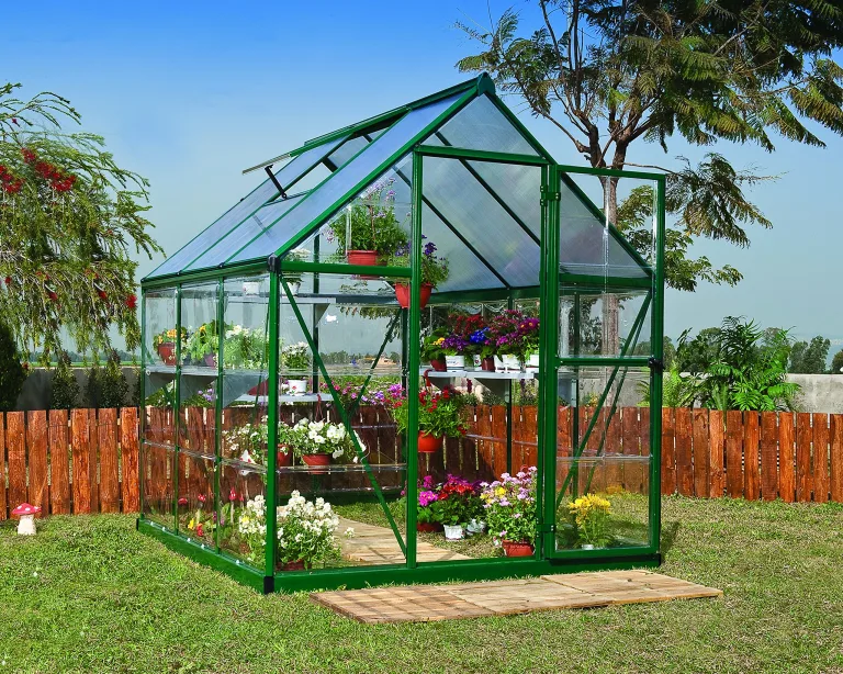 Palram HYBRID 6X4 Bundle Silber Gewächshaus 126x 185x 208 cm – Bild 6
