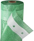 Reißfeste Gewächshaus-Folie Gitterfolie mit Nagelrand von Aquagart I UV-Stabile Folie für Tomatenhaus Frühbeetfolie I Gewebefolie Gartenfolie Grün 250g (4m, grün/transparent 3,0m breit) GP 3,49€/m² - Thumbnail 3