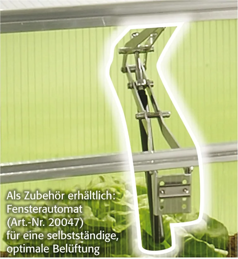 JUWEL Thermo-Frühbeet 200 (Gewächshaus/Thermohaus) passend für Hochbeet 2 x 1 m - 20443 – Bild 4