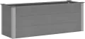 vidaXL Garten Hochbeet Pflanzkasten Blumenkasten Gemüsebeet Pflanzkübel Blumenkübel Frühbeet Gartenbeet Pflanzbeet WPC 150x50x54cm Grau - Thumbnail 1