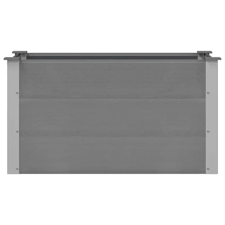 vidaXL Hochbeet WPC 100x50x54cm Grau Pflanzkübel Pflanzkasten Blumenkasten – Bild 7