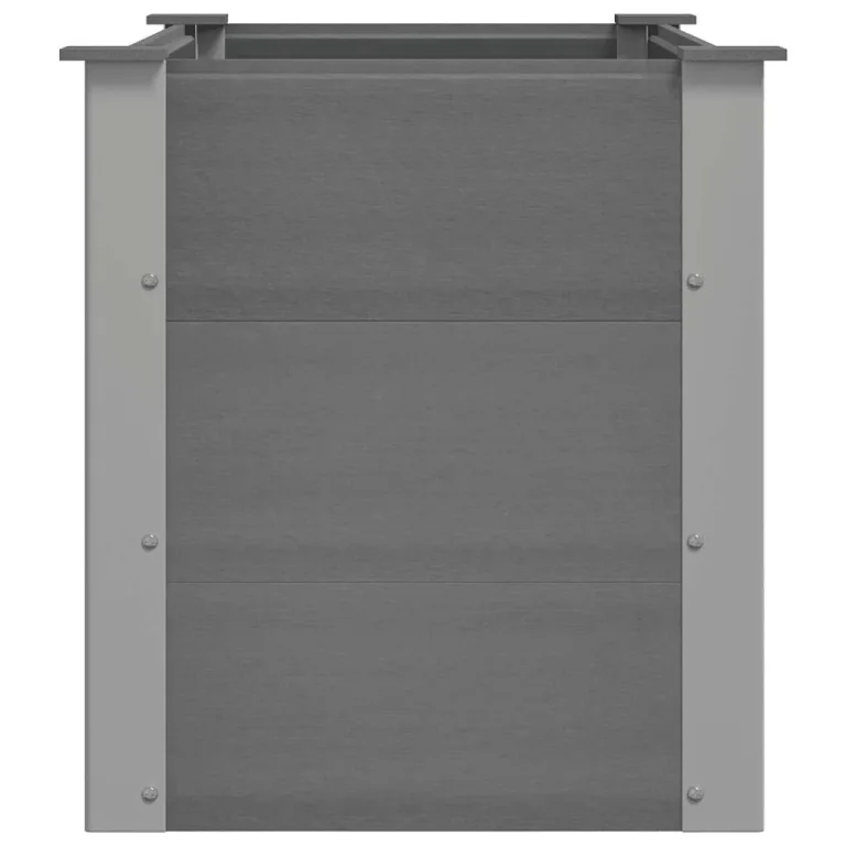 vidaXL Hochbeet WPC 100x50x54cm Grau Pflanzkübel Pflanzkasten Blumenkasten – Bild 8