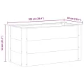 vidaXL Hochbeet WPC 100x50x54cm Grau Pflanzkübel Pflanzkasten Blumenkasten - Thumbnail 3
