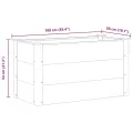 vidaXL Hochbeet WPC 100x50x54cm Grau Pflanzkübel Pflanzkasten Blumenkasten - Thumbnail 9
