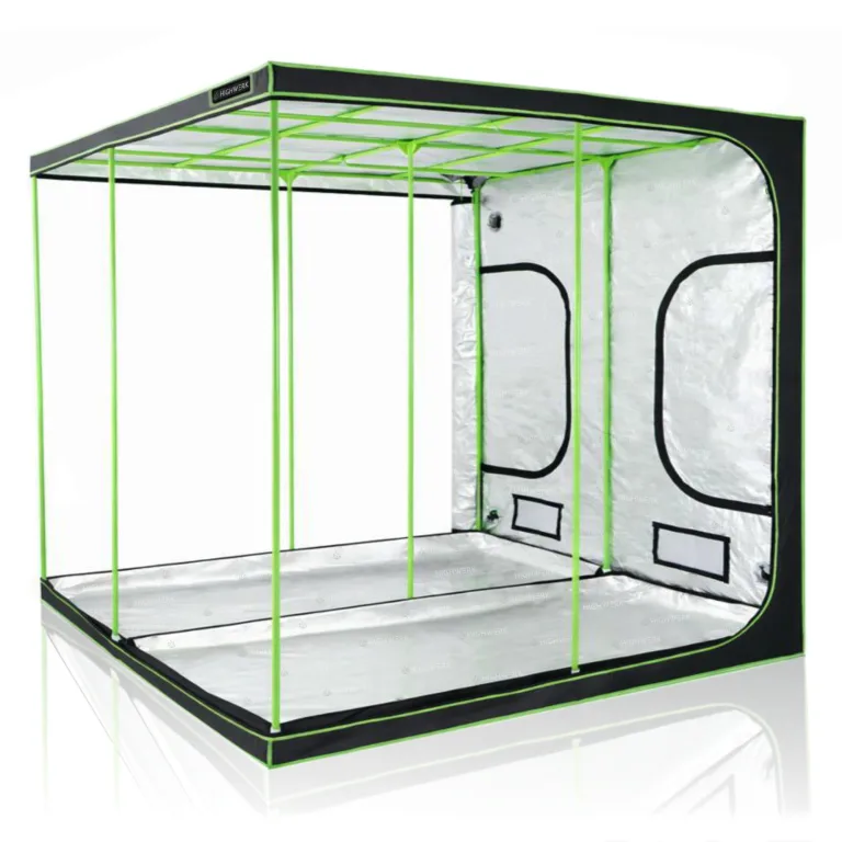 Growzelt 200 x 200 x 200 cm | MyHomeGrow Grow Tent, schwarz grün | Indoor Grow Tent für Pflanzenzucht | Growbox, Homegrow, Growschrank | Zuchtzelt, Pflanzenzelt, Anzuchtzelt, Gewächshaus – Bild 5