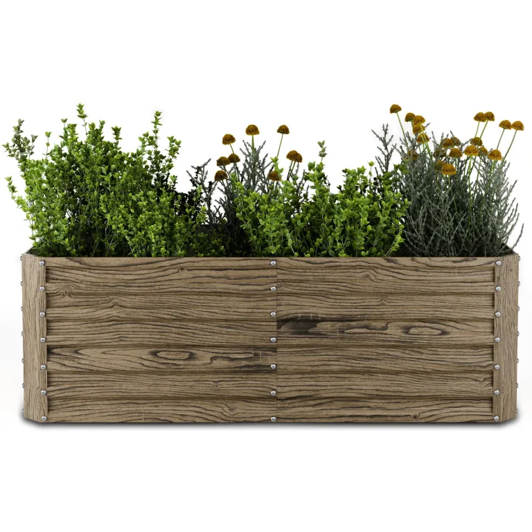 blumfeldt Metall-Hochbeete für Gärten, Gemüse-Pflanzgefäße für den Außenbereich, für Garten, Kräuter, Blumen, Obst, Gemüse, 970 l, großer, freistehender Stahl-erhöhter Pflanzkasten, wetterfest und – Bild 10