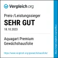 Aquagart Gewächshausfolie Gitterfolie Frühbeetfolie Gartenfolie 250g UV Stabil grün verschiedene Breiten und Längen (12m, grün/transparent 3,0m breit) - Thumbnail 9