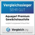Aquagart Gewächshausfolie Gitterfolie Frühbeetfolie Gartenfolie 250g UV Stabil grün verschiedene Breiten und Längen (16m, grün/transparent 1,5m breit) - Thumbnail 8