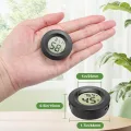 EEEKit Mini Hygrometer Thermometer, 5 Stück Klein Hydrometers, Feuchtigkeitsmesser Temperaturmessgerät für Keller Gewächshaus, Schwarzer Rund - Thumbnail 7