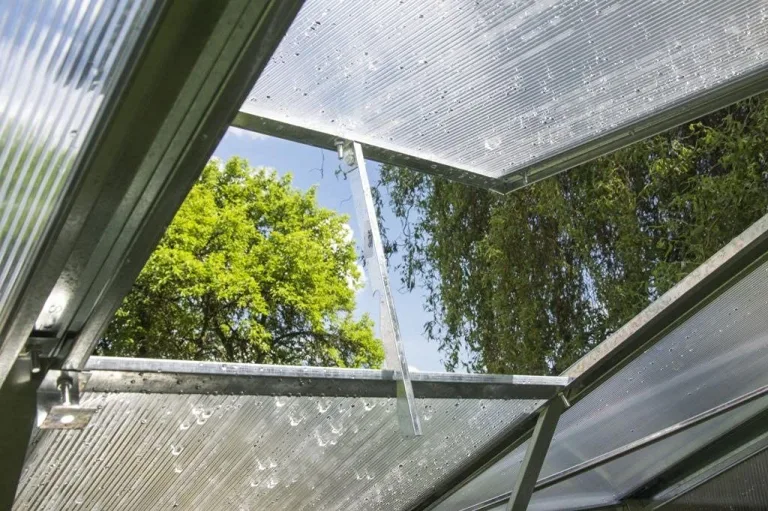 Gewächshaus/Treibhaus G21 GZ 48 - 251 x 191 cm, Stabile und langlebige Konstruktion aus hochwertigen verzinkten Profilen – Bild 6