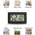 Digital Thermometer Temperatur Luftfeuchtigkeitmessgerät Hygrometer Mini für WohnzimmerInnen Gewächshaus - Thumbnail 7
